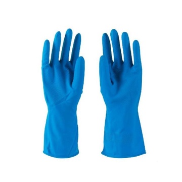 SAFETY RUBBER GLOVES PAIR - BLUE