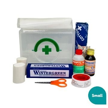 PORTABLE FIRST AID BOX  - SMALL - WITH KIT