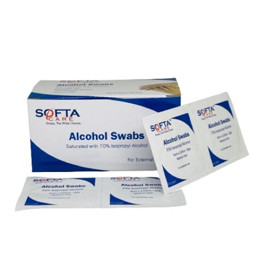 ISOPROPYL ALCOHOL SWABS - 100PCS - SMALL