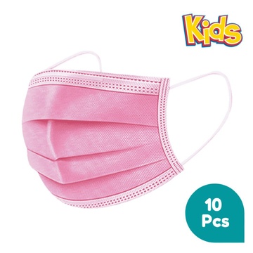 MOBEE 3PLY SURGICAL MASK KIDS - PINK - 10PCS PACK