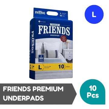 FRIENDS PREMIUM UNDERPADS - 10PCS PACK - LARGE