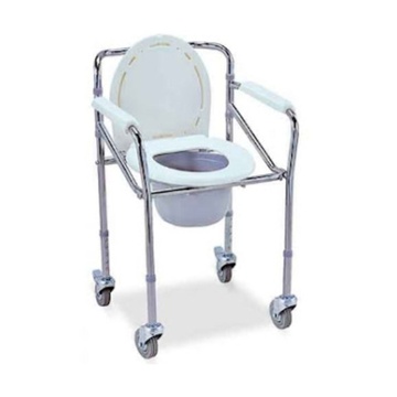 COMMODE CHAIR WITH WHEEL- FS696