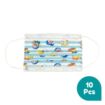MOBEE SURGICAL 3PLY MASK KIDS - PRINTED - DOREMON - 10PCS PACK
