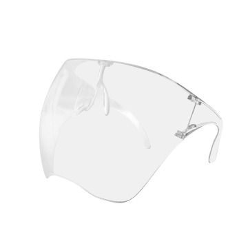 ADULT ISOLATION GLASS FACE SHIELD- TRANSPARENT