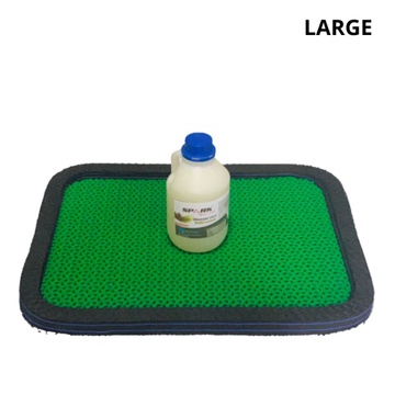 DISINFECTANT MAT WITH FREE 1L DISINFECTANT CAN (33"x20") LARGE