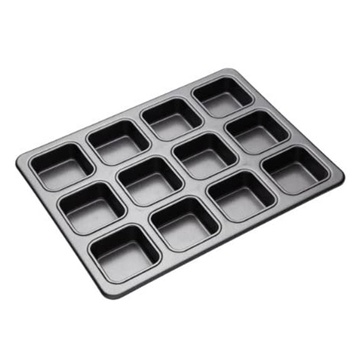 NON STICK BROWNIE TRAY 12 HOLE
